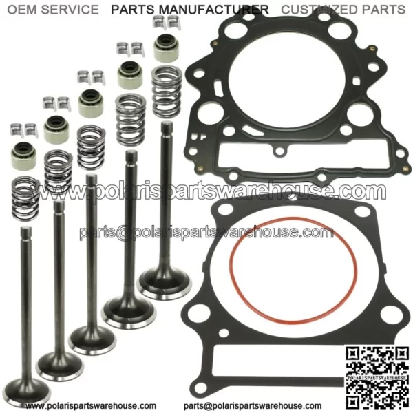 Camshaft and Cylinder Head Valve Gasket Kit for Yamaha Rhino 660 YXR660F 2004-07 (For: 2006 Yamaha Rhino 660) - Image 3