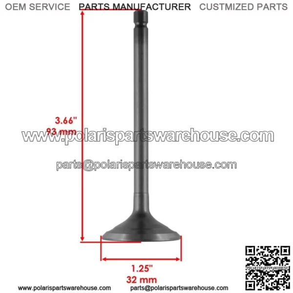 Intake & Exhaust Valve For Yamaha YFM660R Raptor 660 2001-2005  (For: 2006 Yamaha Rhino 660) - Image 3