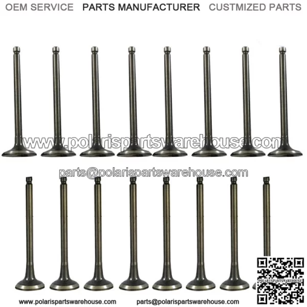 Exhaust & Intake Valves for Hyundai Accent Kia Rio 1.5L 1.6L DOHC 16v 1996-2011