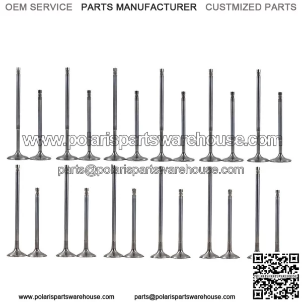 Engine Intake Exhaust Valves Fit For VW R32 Touareg CC Passat AUDI Q7 3.2 3.6 V6