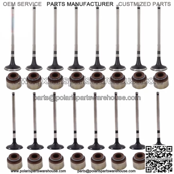 For 06-12 MITSUBISHI ECLIPSE 2.4 SOHC 4G69 8* Intake+8*Exhaust Engine Valves