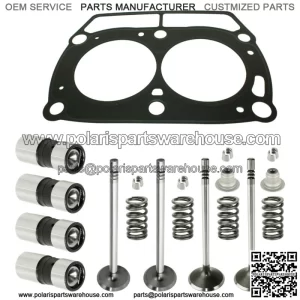 Cylinder Head Valve Gasket Kit Fits Polaris Ranger 800 4X4 6X6 EFI 2010
