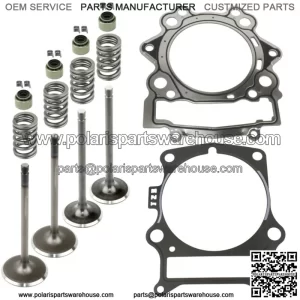 Cylinder Intake Exhaust Valve Kit for Yamaha Rhino 700 YXR700F Fi 2008-2013(For: Yamaha Rhino 700)