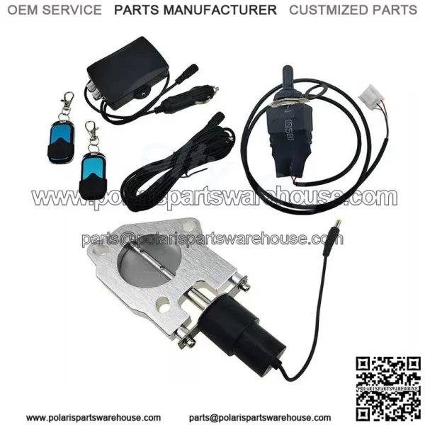2.25-inch electric exhaust valve with manual switch