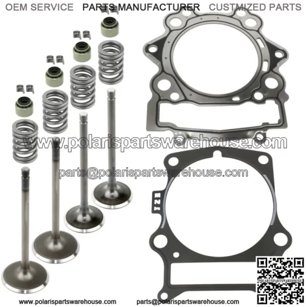 Cylinder Intake Exhaust Valve Kit for Yamaha Raptor 700 YFM700R 2006-2014 (For: Yamaha Raptor 700)