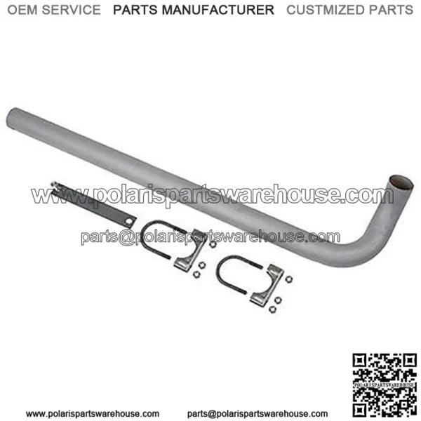 FOE-20 Vertical Exhaust Pipe w/ Clamp Fits Ford New Holland Tractor 801 901