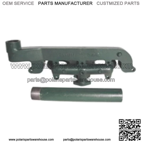 AT13134 Exhaust Manifold Fits John Deere Tractor 1010 Gas AT21369 T19981