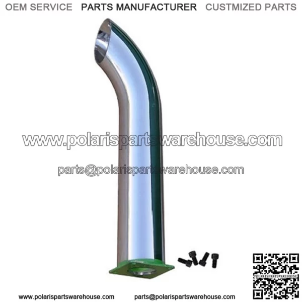 R3551 Chrome Curved Stack Fits John Deere