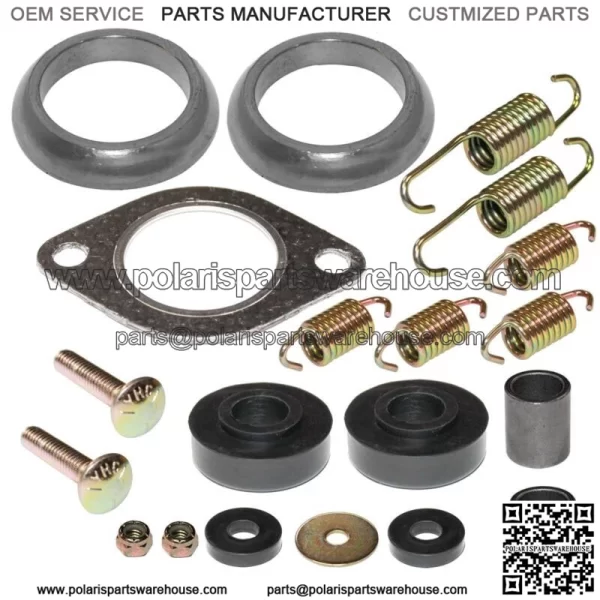 Exhaust Muffler Kit for Polaris Trail Boss 330 2005-2013