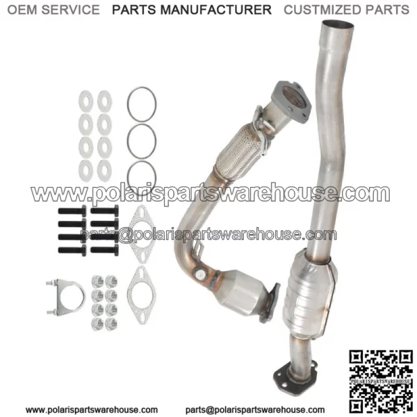 For GMC Terrain 2.4L 2010 To 2014 Catalytic Converters Front & Rear