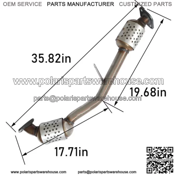 For Subaru 00-05 Outback Legacy 02-05 Impreza 99-06 Forester Catalytic Converter - Image 3
