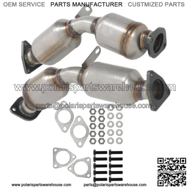 For 2007 2008 Infiniti G35 3.5L 2pcs Left & Right Side Catalytic Converter - Image 2