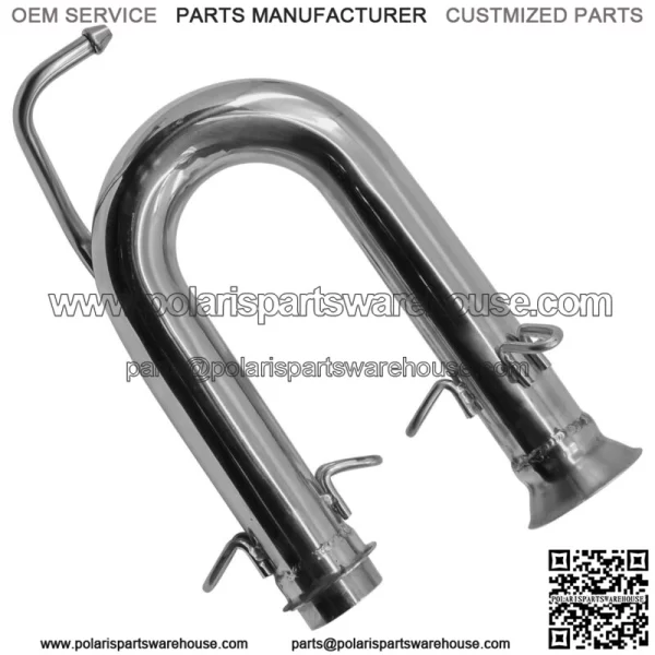 Exhaust Pipe For Yamaha Rhino 700 YXR700FSP 4x4 Sport Edition FI 2008-2013(For: Yamaha Rhino 700) - Image 4
