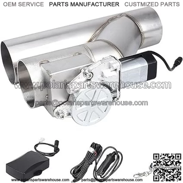 3-inch double-open integrated Y-type exhaust valve remote control and manual