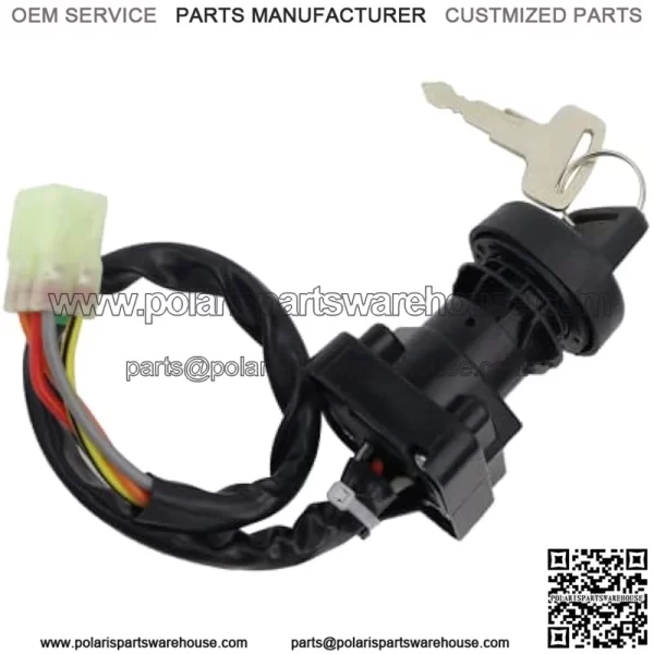 Starter Motor & Solenoid Relay & Ignition Switch for Suzuki ATV Eiger 400 2WD 4WD LT-A400 LT-F400 2002-2007 3545-016 31100-38F00 3313-719 31210-PWB1-900 SM-14241 - Image 5