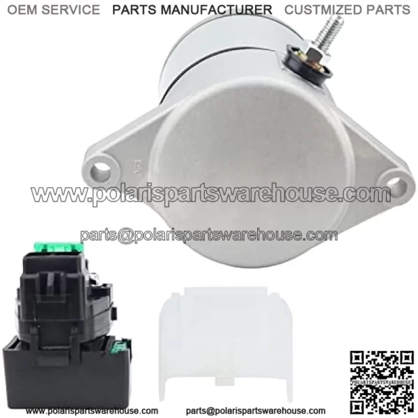 Starter and Relay for Suzuki 02-07 Eiger 400 Auto LT-A400 2WD/4WD ATV,Eiger 400 2WD/4WD LT-F400 2002-2007 31100-38F00 18809 18840 SMU0297 31800-03G00 - Image 3