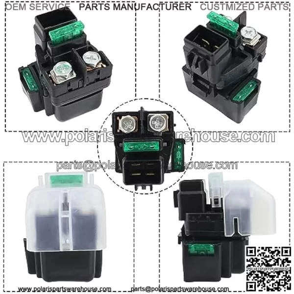 Starter w/Relay & Ignition Switch for Suzuki Eiger 400 2002-2007 2WD 4WD LT-A400 LT-F400 LT-F400F LT-A400F LT-A400C, 31100-38F00 18809 18840, 2002 2003 2004 2005 2006 2007 Eiger 400 Starter - Image 4