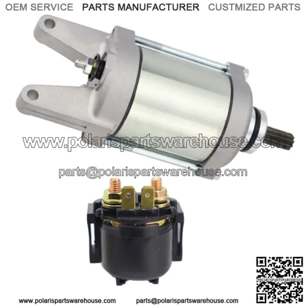 Starter For kawasaki UTV Teryx 750 KRF750 All Models 2008-2013 18719 with Relay For: More than one vehicle