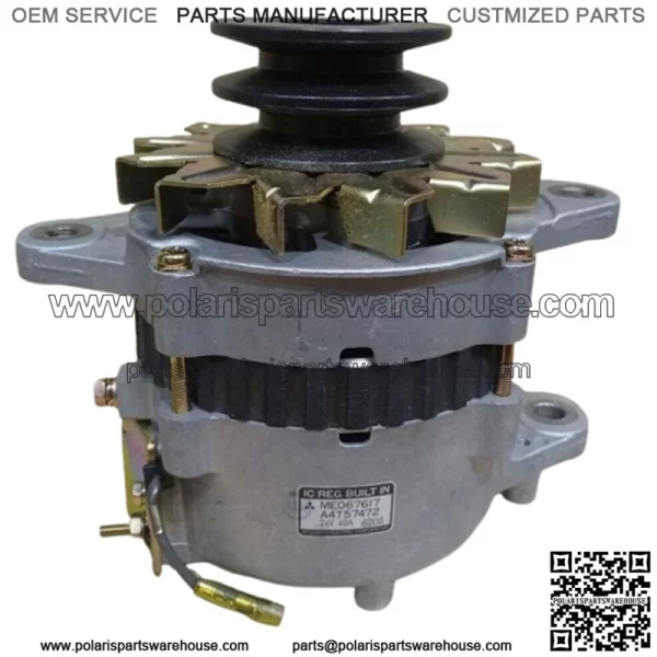 Mitsubishi ME067617 alternator A4T57472 24V 40A new OEM, reg built in