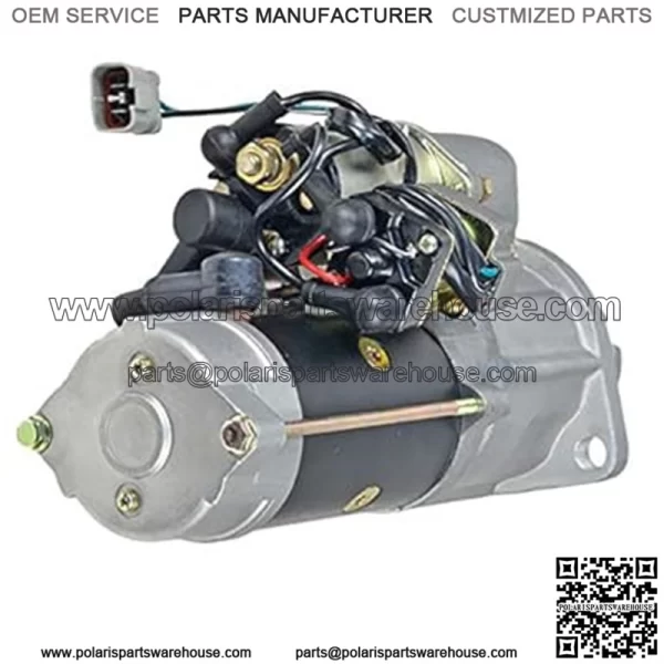 New 9T 24V Starter Compatible with Komatsu Excavator PC75U 4D95 Engine 1995-1997 6008134411 - Image 2