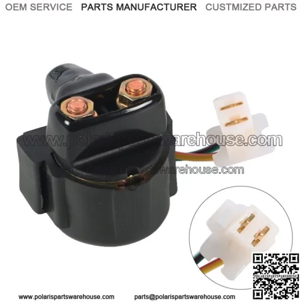 Starter & Relay Solenoid For Honda Fourtrax 300 TRX300 TRX300FW 2X4 4X4 1988-00 For: Honda - Image 2