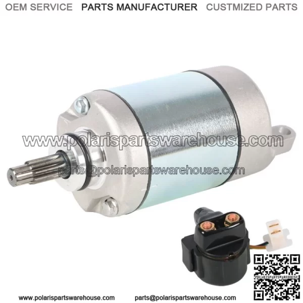 Starter & Relay Solenoid For Honda Fourtrax 300 TRX300 TRX300FW 2X4 4X4 1988-00 For: Honda - Image 3