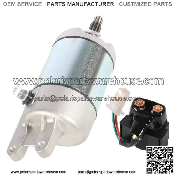 Starter & Relay Solenoid For Honda Fourtrax 300 TRX300 TRX300FW 2X4 4X4 1988-00 For: Honda - Image 4