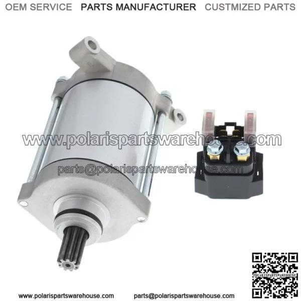 Starter & Relay Solenoid for Yamaha Wolverine 450 YFM450 2006 2007 2008-2010 - Image 2