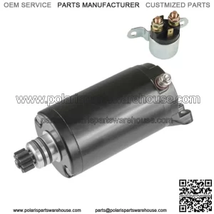 Starter And Relay Solenoid for Bombardier Can-Am Quest 650 / Max 650 2002-2004