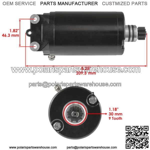 Starter And Relay Solenoid for Bombardier Can-Am Quest 650 / Max 650 2002-2004 - Image 2