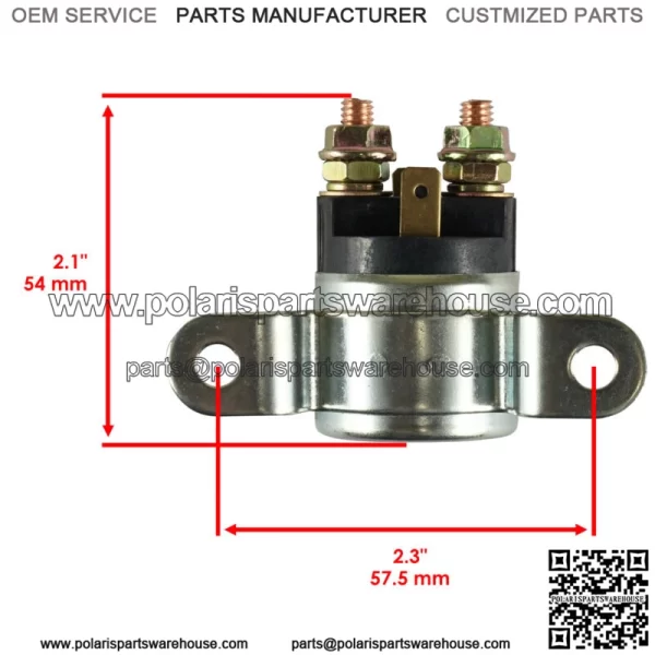 Starter And Relay Solenoid for Bombardier Can-Am Quest 650 / Max 650 2002-2004 - Image 3