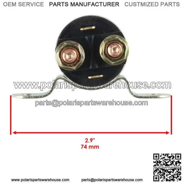 Starter And Relay Solenoid for Bombardier Can-Am Quest 650 / Max 650 2002-2004 - Image 4