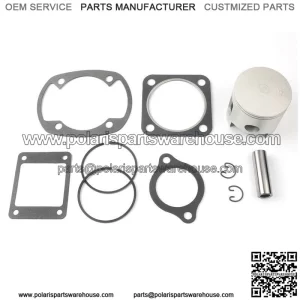 For Yamaha G1 2-Cycle Gas Golf Cart Top End Piston Kit w/Gaskets | Standard Bore
