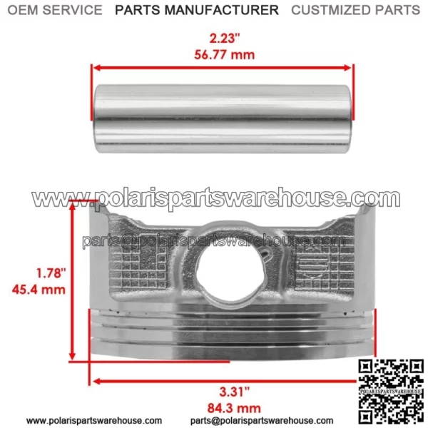Cylinder Piston & Rings Kit for Kawasaki Teryx4 LE 800 KRF800 2014-2020 For: More than one vehicle - Image 4