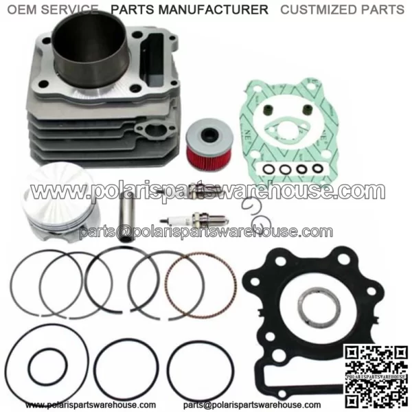 For 1988-2000 Honda TRX 300 Fourtrax FW 4x4 2x4 Cylinder Top End Rebuild Kit NEW For: Honda