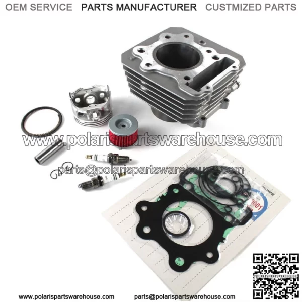 For 1988-2000 Honda TRX 300 Fourtrax FW 4x4 2x4 Cylinder Top End Rebuild Kit NEW For: Honda - Image 4