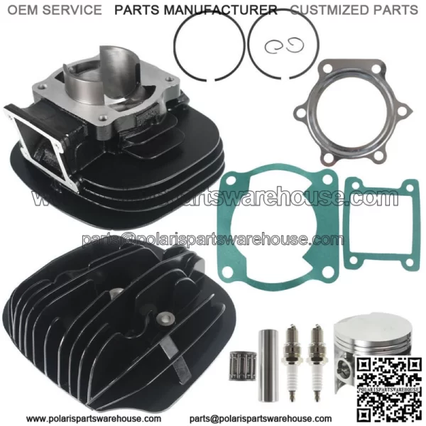 Cylinder Head Piston Gasket Top End Rebuild Kit For Yamaha Blaster 200 88-06
