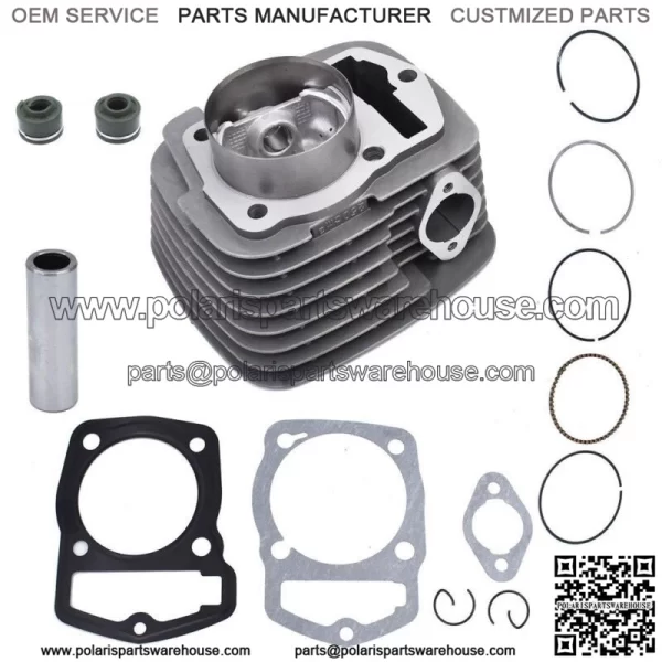 Cylinder Kit 223CM3 For Honda ATC200 ARC XL200 250cc Piston 65.5mm Rings Gaskets