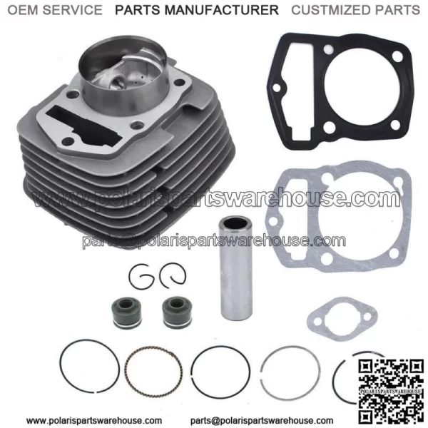 Cylinder Kit 223CM3 For Honda ATC200 ARC XL200 250cc Piston 65.5mm Rings Gaskets - Image 2