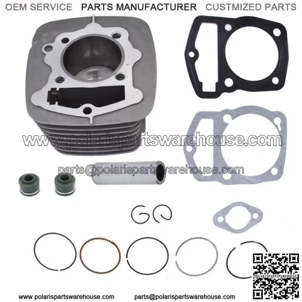 Cylinder Kit 223CM3 For Honda ATC200 ARC XL200 250cc Piston 65.5mm Rings Gaskets - Image 3