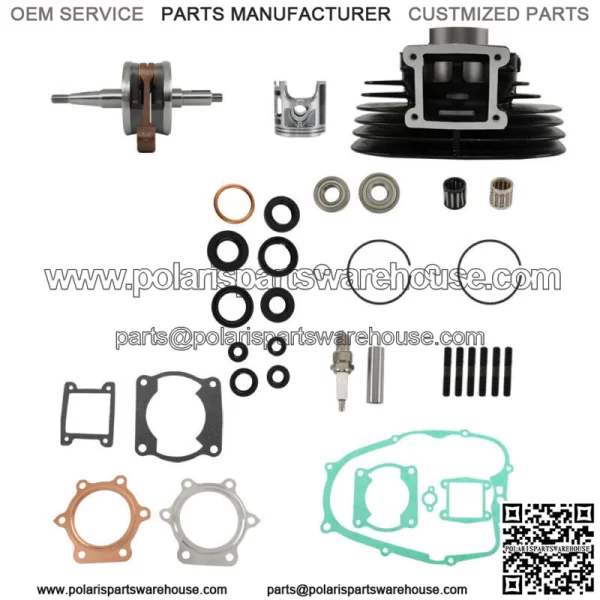 Piston Cylinder Crank Motor Rebuild FOR Yamaha Blaster 200 66 Gasket Seal Kit