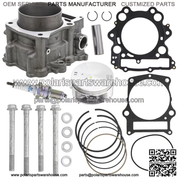 Cylinder Piston Gasket Top End Rebuild Kit for Yamaha Rhino 660 2004-2007 (Fits: Yamaha Rhino 660)