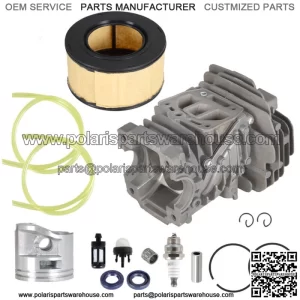 MS 251 Cylinder Piston Air Filter Bulb For MS251 44mm Chainsaw Tune-Up Kit