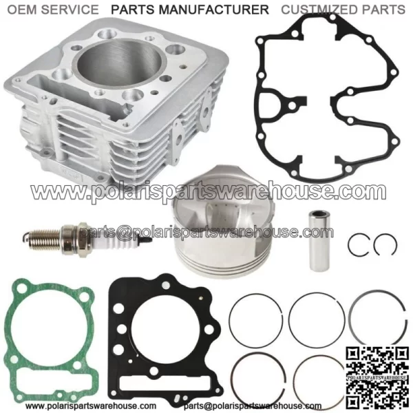 For 1999-2008 Honda Sportrax TRX400EX ATV Cylinder Piston Gasket Top End Kit