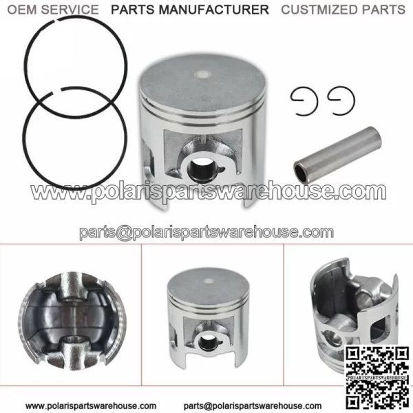 For Yamaha DT 175 YT175  Piston 66mm Bore 69.5mm Height Rings Kit Motorcycle