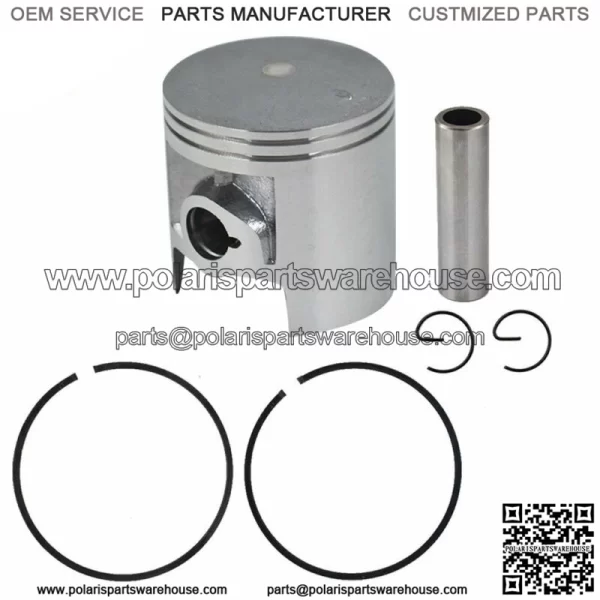 For Yamaha DT 175 YT175  Piston 66mm Bore 69.5mm Height Rings Kit Motorcycle - Image 2