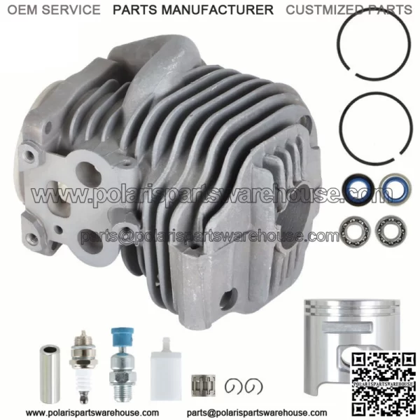 Cylinder Piston 51mm Kit For Husqvarna Partner Cutoff Concrete Saw K750 K760 - Image 2