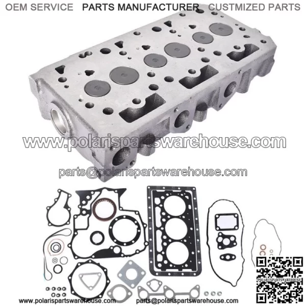 New "Complete" Cylinder Head & Full Gasket Kit FITS Kubota D902 ZD323