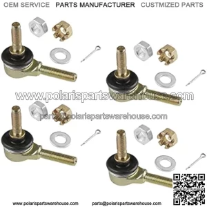 Two Sets Of Tie Rod End Kit Compatible with Kawasaki Kvf400A Kvf400C Prairie 400 4X4 1997 1998 1999 2000