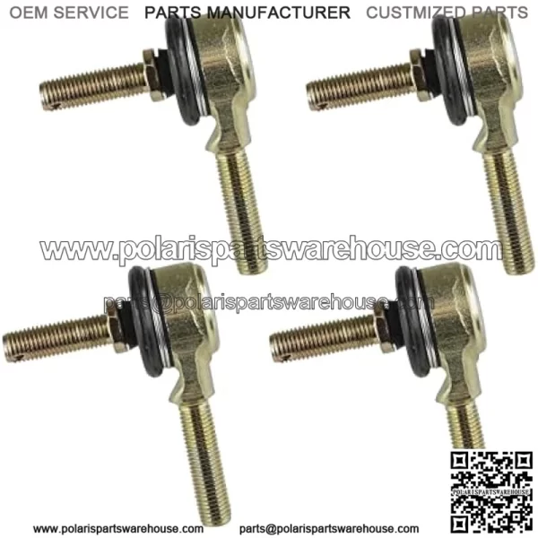 Two Sets Of Tie Rod End Kit Compatible with Kawasaki Kvf400A Kvf400C Prairie 400 4X4 1997 1998 1999 2000 - Image 4